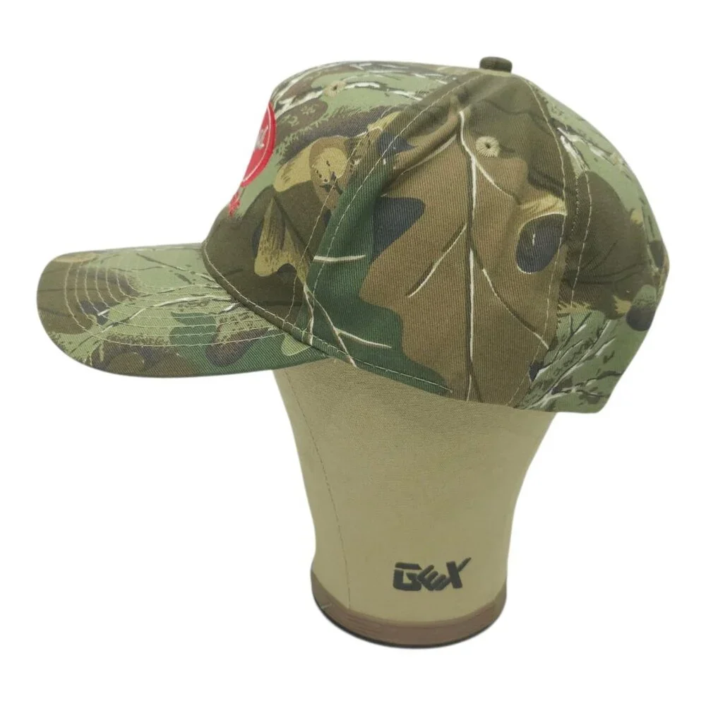 Otto Evans Adhesive Camo Snapback Cap Hat Trucker Baseball Logo Patch NWOT